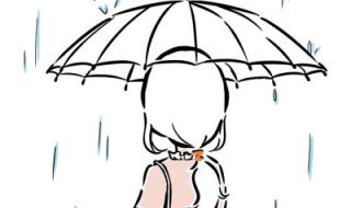 一年级雨伞绘画教案 雨伞简笔画