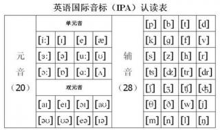 48个音标咋读 48个英语音标正确读法