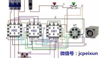 大功率电机为什么要使用星三角启动 星三角启动原理图