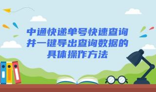 中通快递单号查物流信息 中通快递单号查询物流